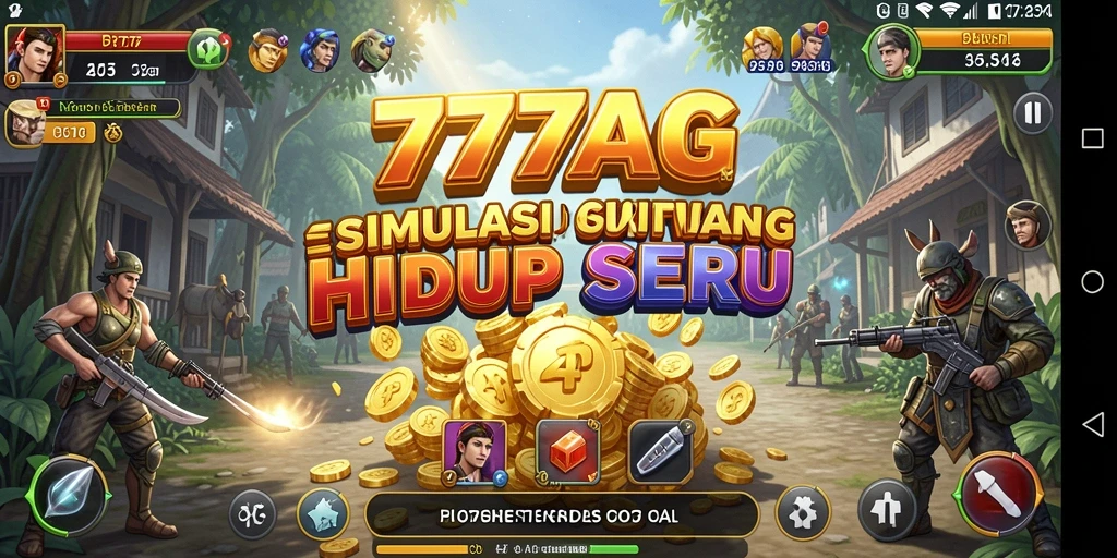 Tampilan gameplay 777AG dengan interaksi yang mendalam.