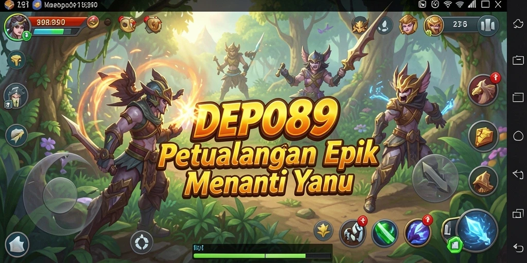 Tampilan gameplay seru dari DEPO89 saat menjelajahi dunia petualangan.