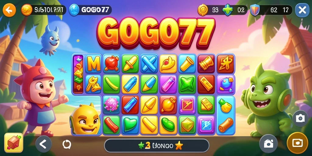 Tampilan gameplay GOGO77 yang seru dan menantang.