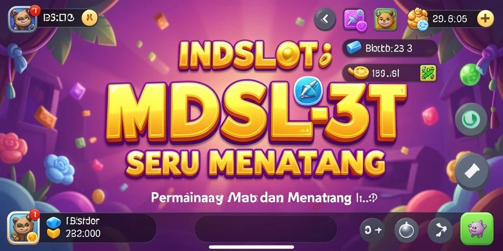 Tampilan gameplay Match-3 yang menantang dan warna-warni.