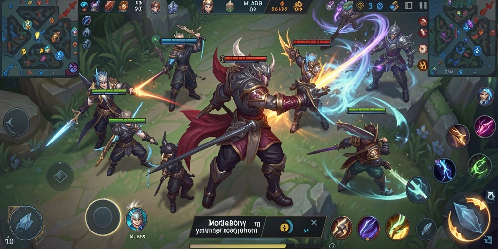 Tampilan heroik dari gameplay strategi MLBB8 yang mengasyikkan.