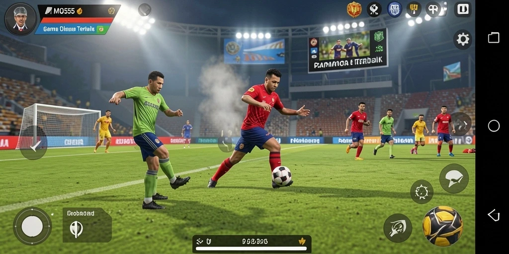 Gameplay MPO555 yang seru dan mendebarkan saat pertandingan olahraga.