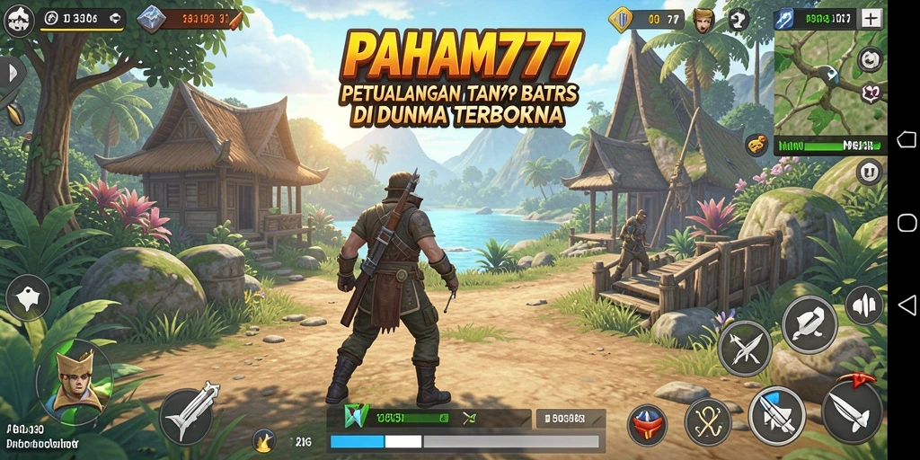 Gambaran gameplay PAHAM777 yang menampilkan petualangan di dunia terbuka.