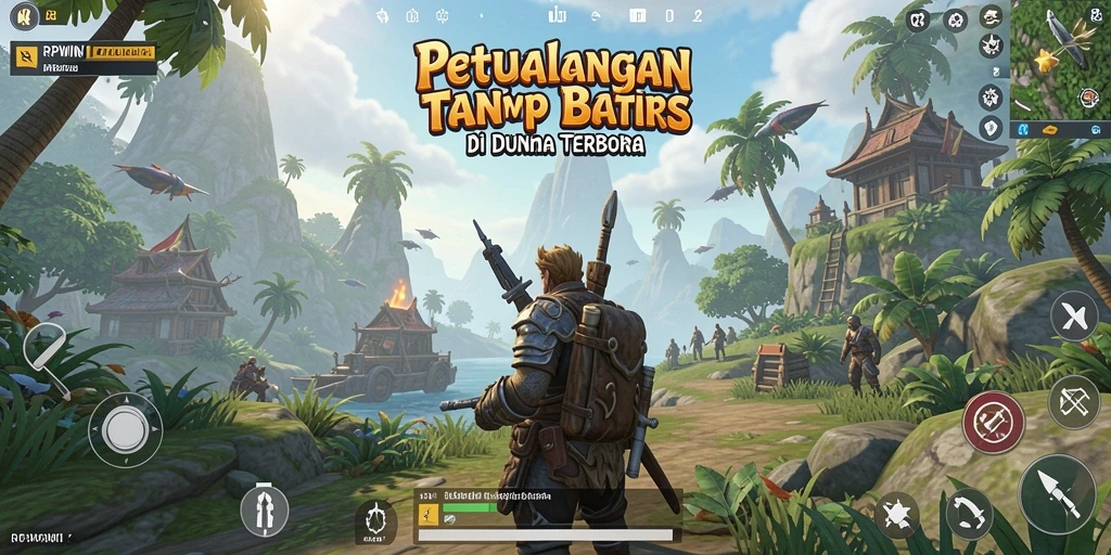 Menampilkan gameplay menarik dari RPWIN1 di dunia terbuka.