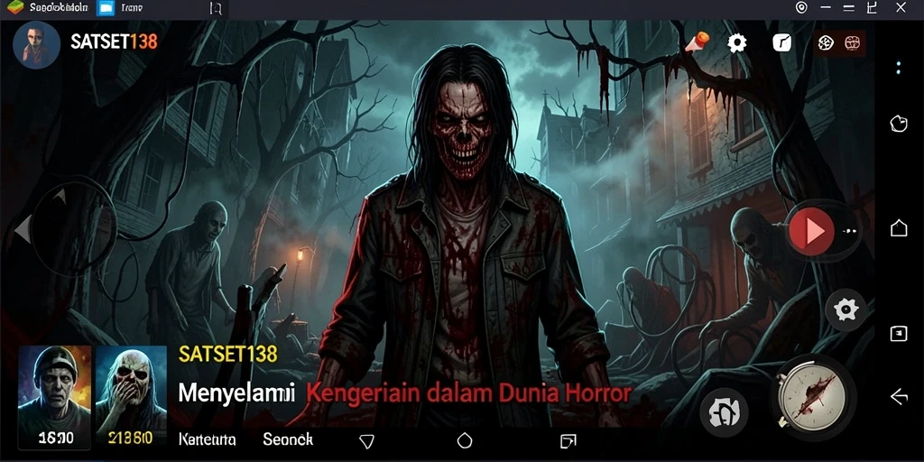Screenshot gameplay SATSET138 menampilkan suasana mencekam dan penuh ketegangan.